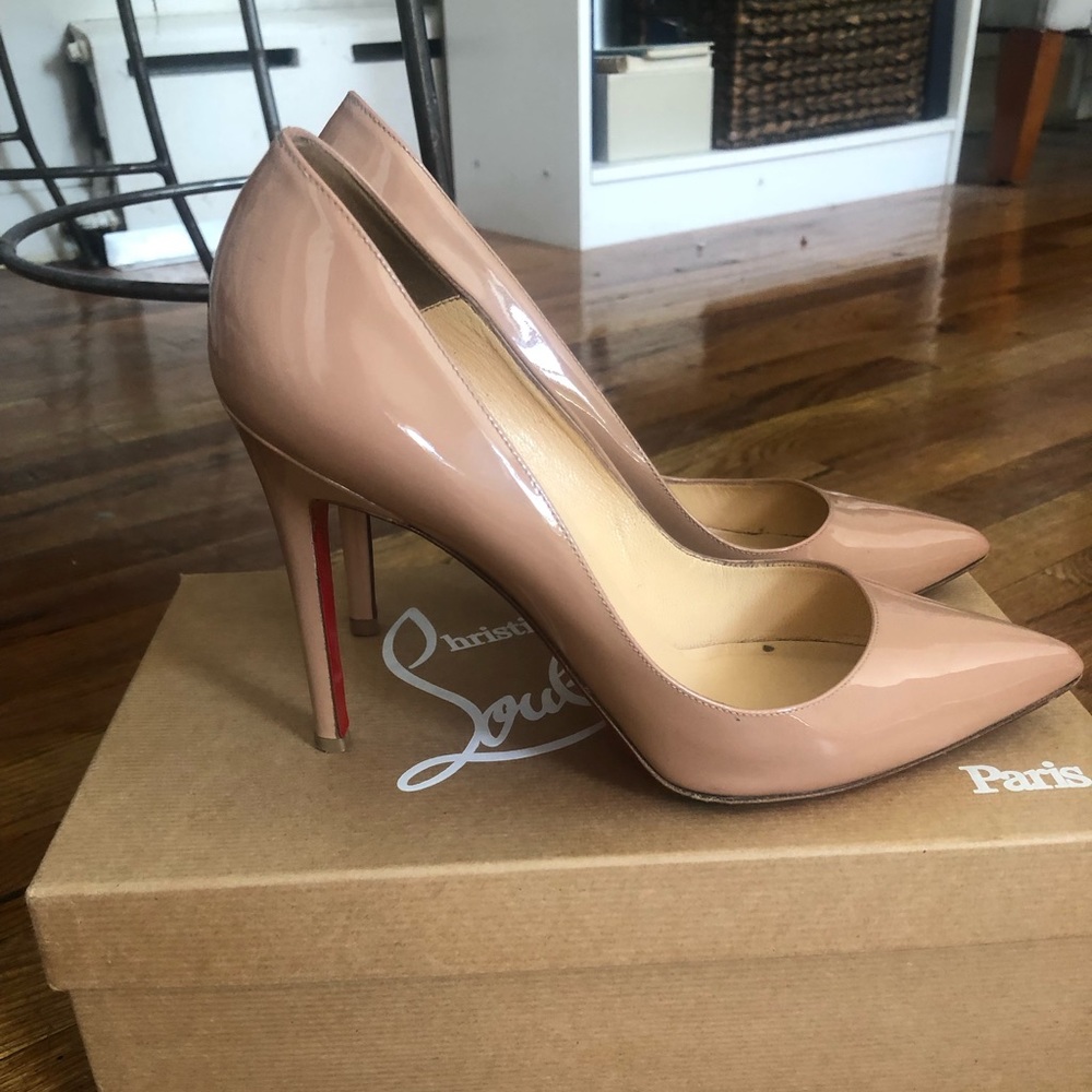 Loubitin Pigalle 100 Patent Nude